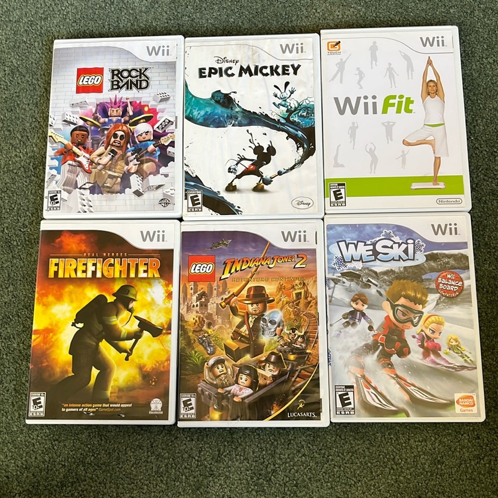 Various Wii Video Games